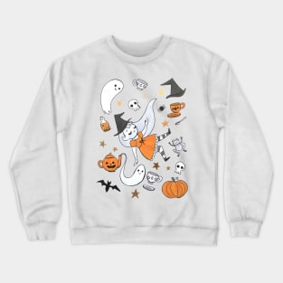 Falling Witch Crewneck Sweatshirt